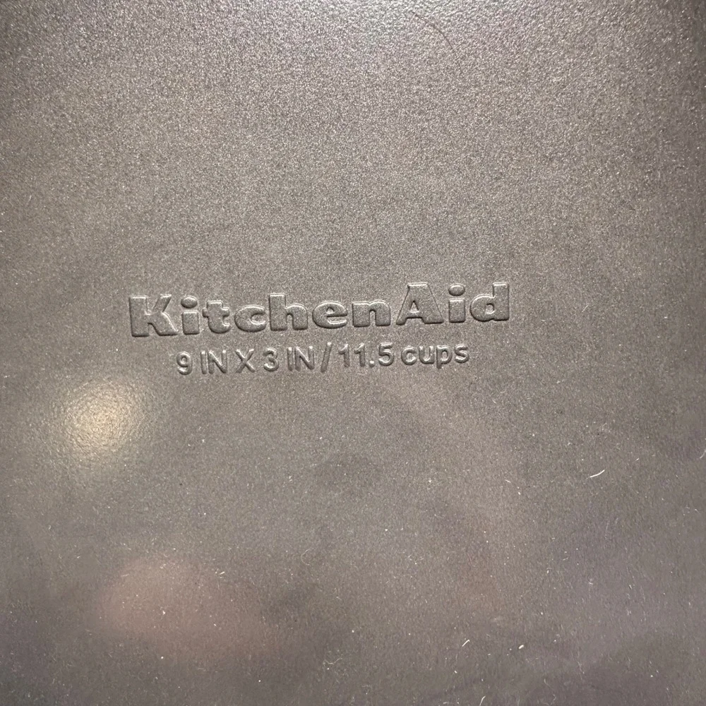 NEW KitchenAid 9x3 Inch Nonstick Springform Pan Gray Steel Cheesecake 11.5 Cup